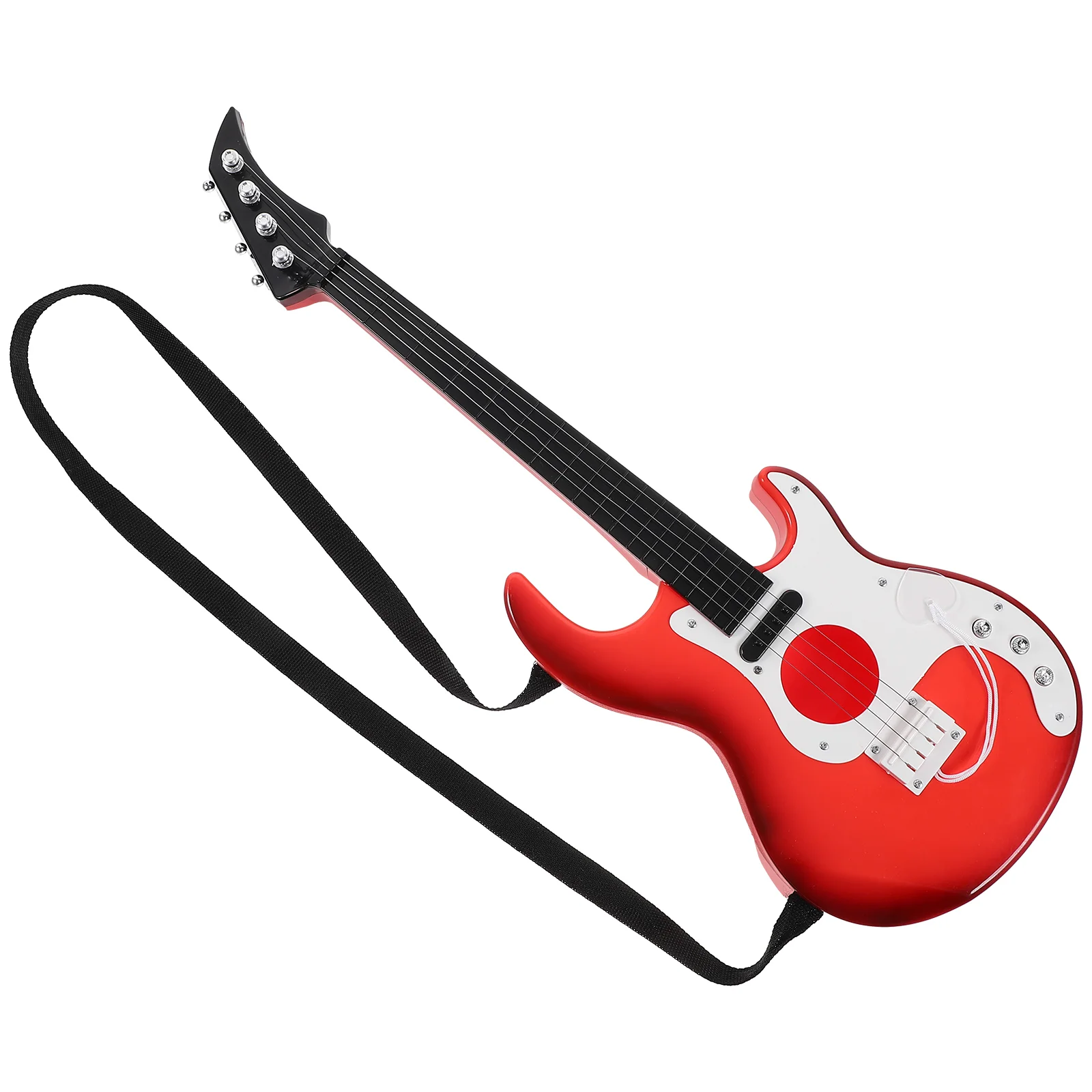 Brinquedo de guitarra infantil mini brinquedos para meninas instrumento musical de treinamento de ukulele elétrico abs baixo pré-escolar crianças criança