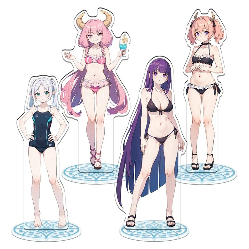 Figurka Akrylowa Frieren: Beyond Journey's End Aura Fern Stark Popularne Anime Wykwintny Model Ozdoba Prezent Urodzinowy dla Dziecka