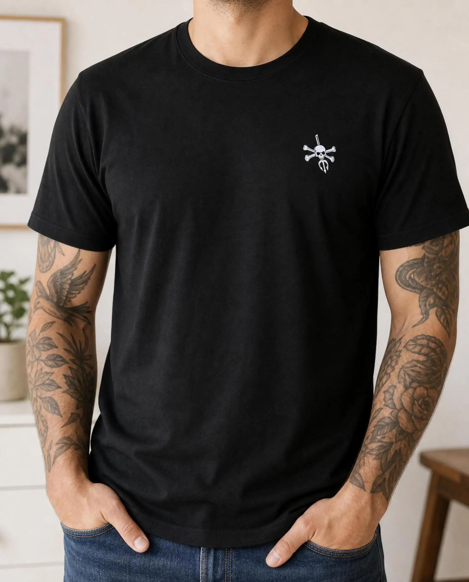 2026 New Knight Oversized Unisex Streetwear T Shirt Final Boss Tactical Skull Soldier Back Graphic Tee Short Sleeve Tops