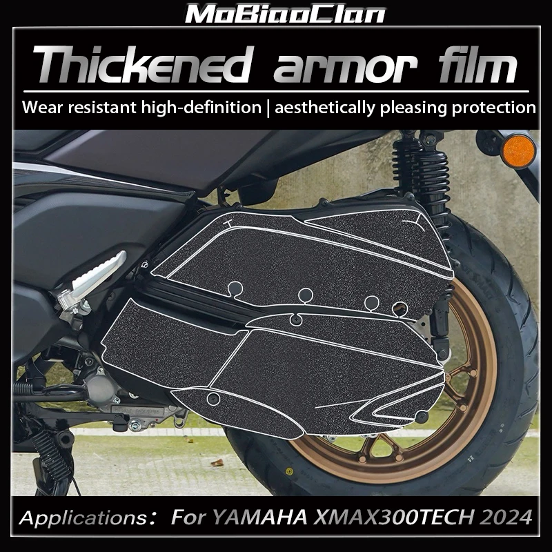 

For Yamaha XMAX300 xmax300 TECH 2024 Thickened Armor Stickers Anti-wear Protection Stickers Modified Accessories