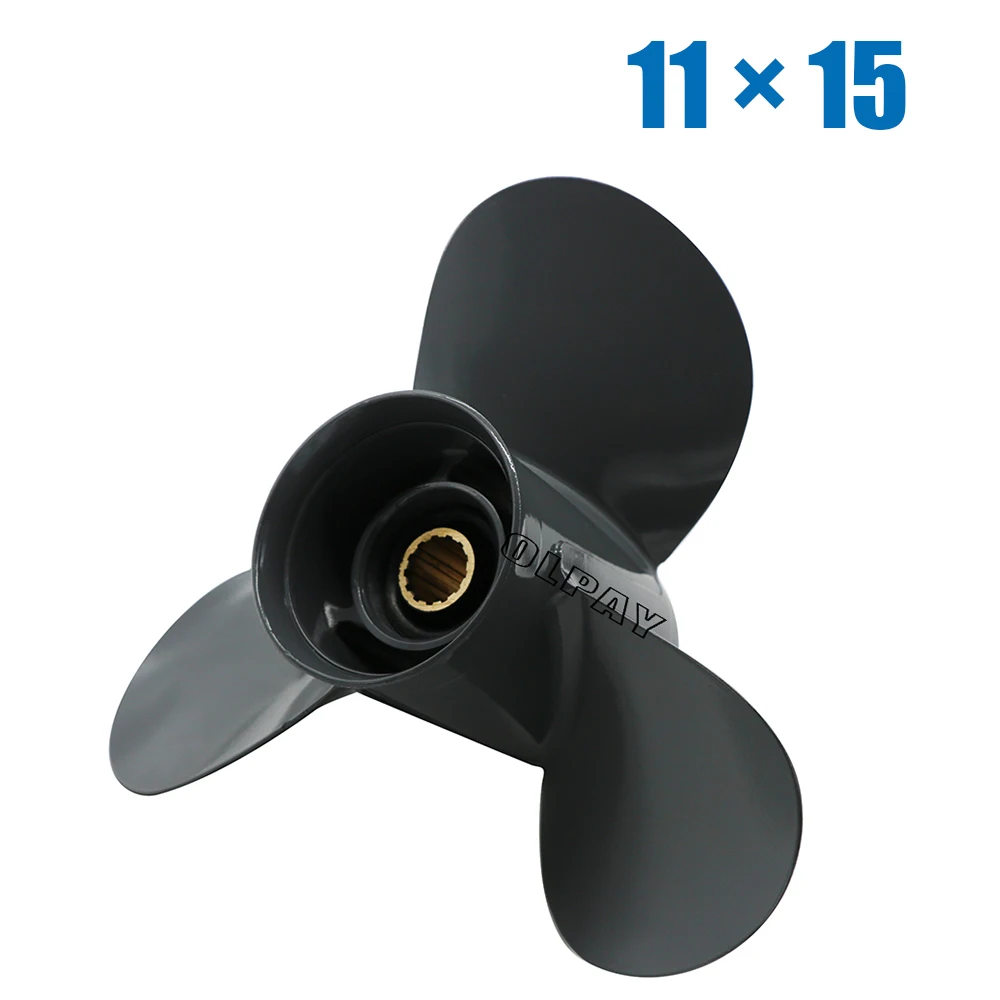 

Outboard Boat Propeller 11x15 For Honda Outboard Engine 35HP 40HP BF45A BF50D BF60A 13 Tooth Spline 59130-ZV5-015AH