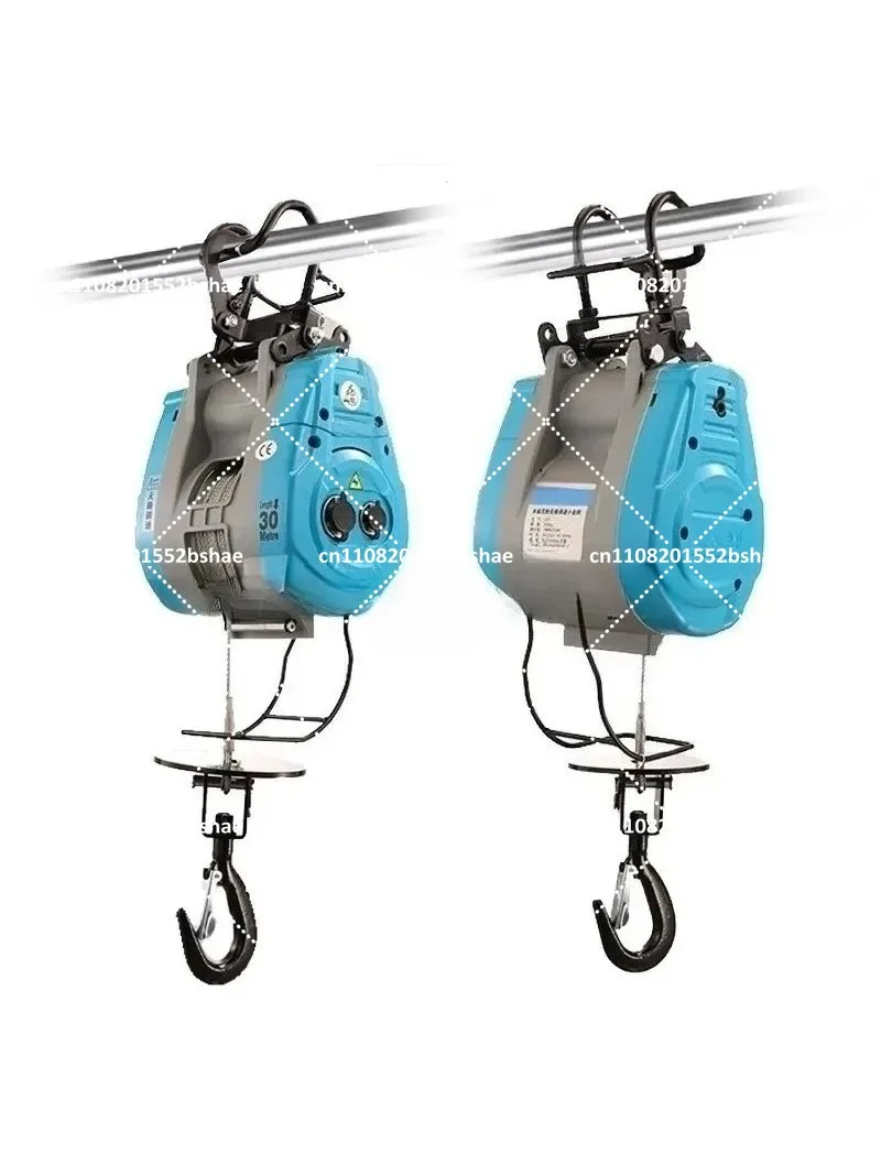 220V Electric Hoist for Suspended Elevator, Variable Frequency Stepless Speed Control, 4th Gen