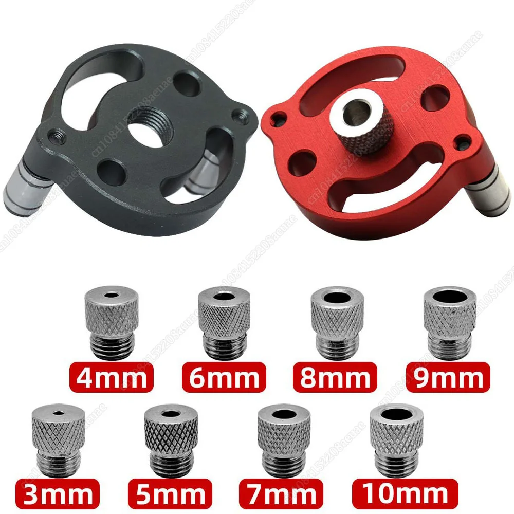 

Vertical Doweling Jig 3-10mm Woodworking Hole Puncher Self-centering Drill Guide Locator For DIY Furniture Connection Tools 1Set