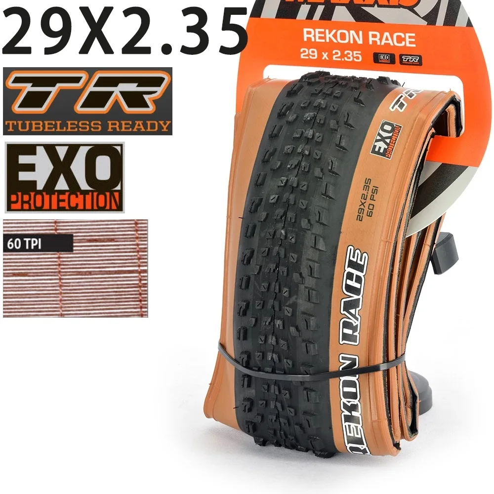 

! Maxxis MAXXIS 29*2.25 2.35 Rekon Race Mountain Vacuum Yellow Edge Vacuum Folding Outer Tire