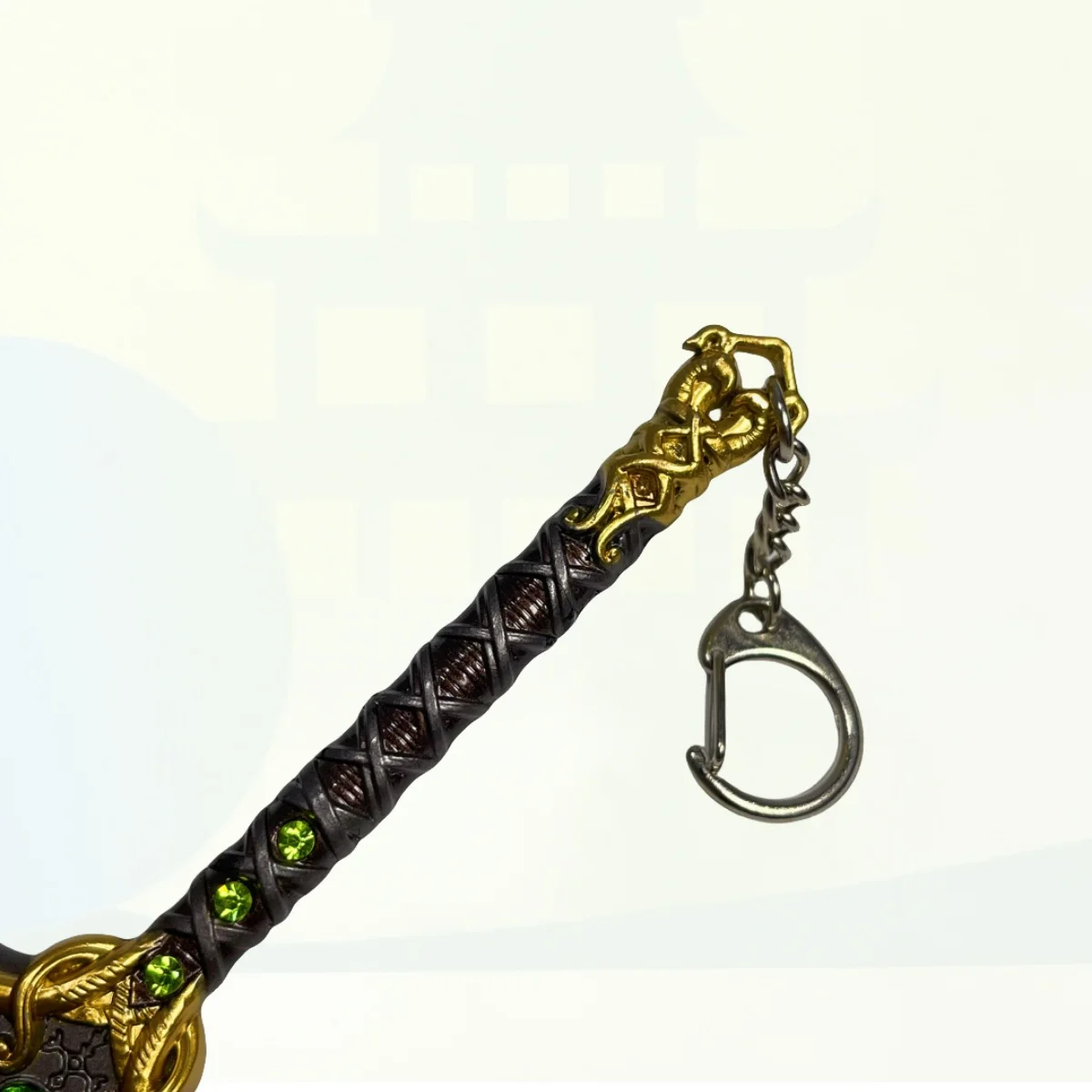 3.9 بوصة إله الحرب كراتوس معدن كاتانا السيف الأصلي الساموراي صابر اليابانية كاتانا النينجا سكين تأثيري اكسسوارات الدعامة لعبة