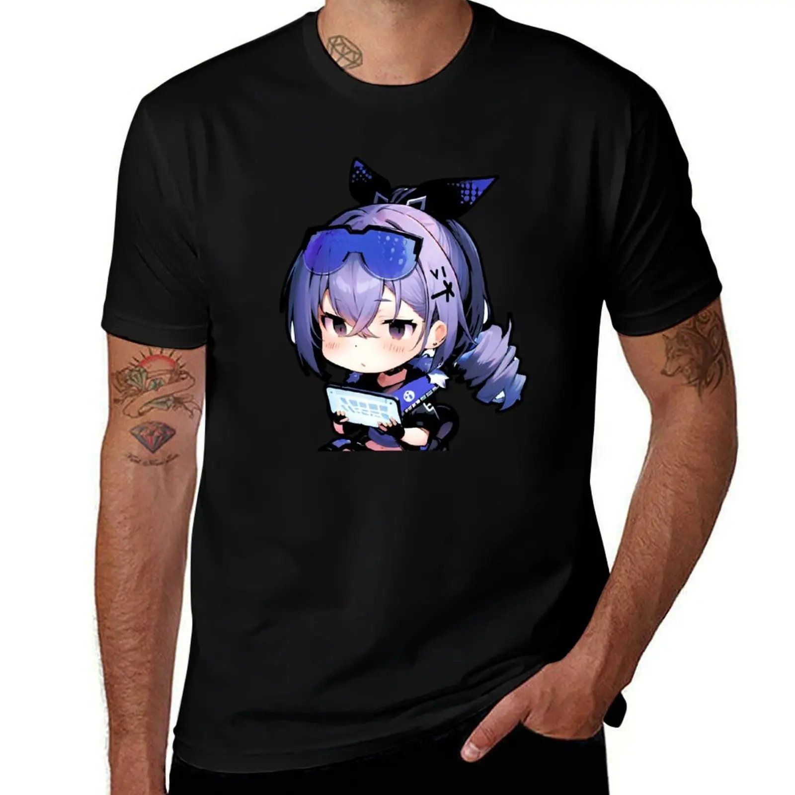 

Silver wolf Chibi stickers honkai star rail stickers star rail decals honkai star rail shirt case T-Shirt