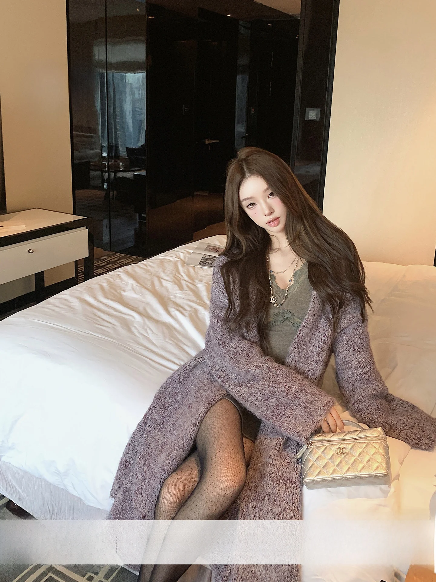 

Meat Yao Long Sve вязаный свитер женский осенне-зимний новый Sle теплый Ян удобный трикотаж пальто верхняя одежда