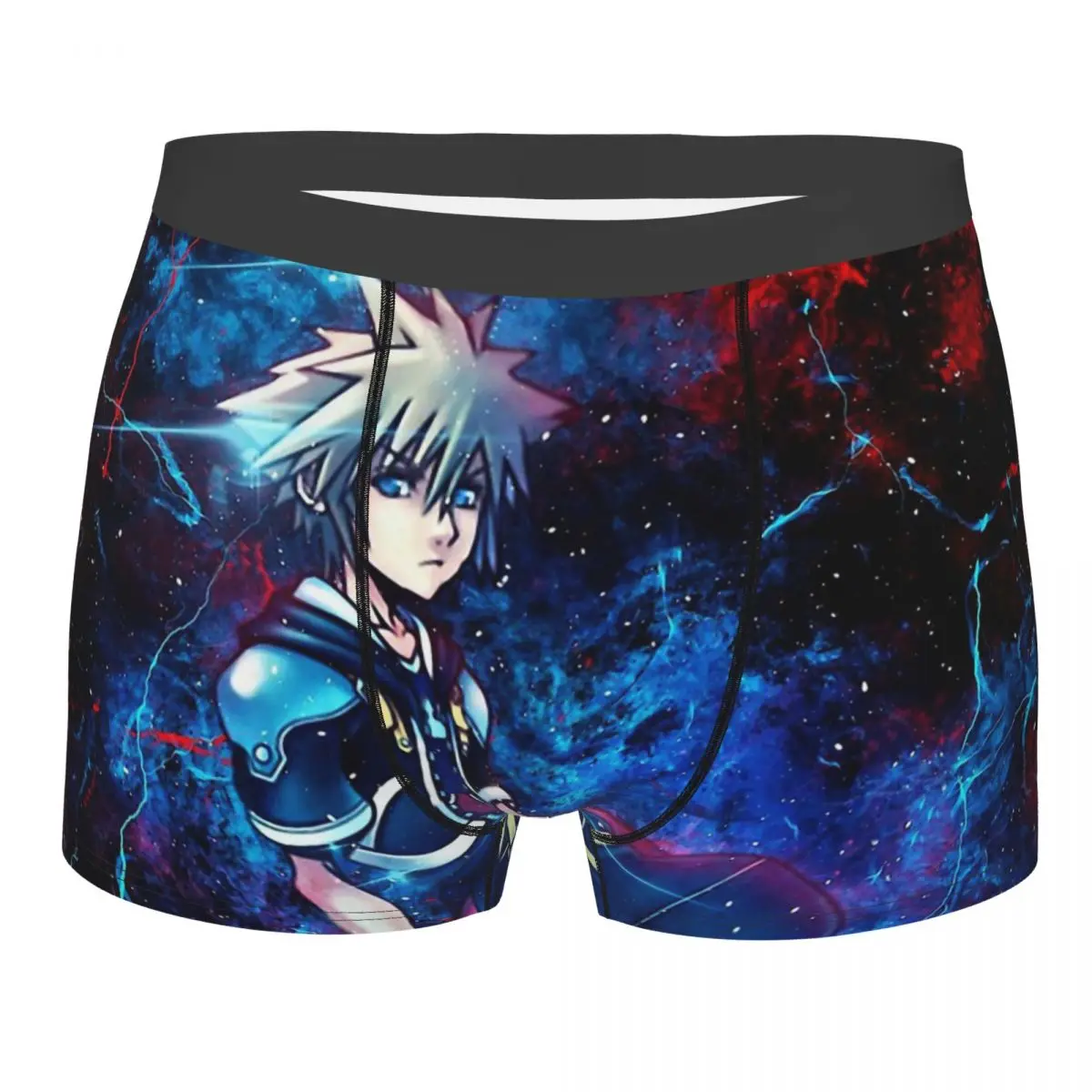 Kingdom Hearts Galaxy Style Underpants Cotton Panties Man Underwear Print Shorts Boxer Briefs