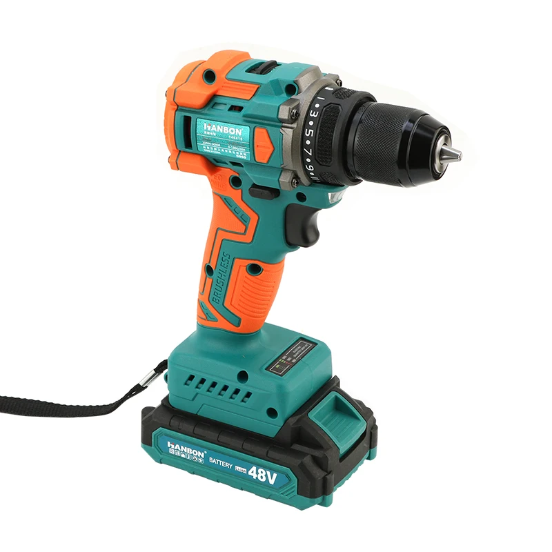 Factory Price 48V Rechargeable Power Lithium Electric Drill Set Cordless Electric Drill OEM Services