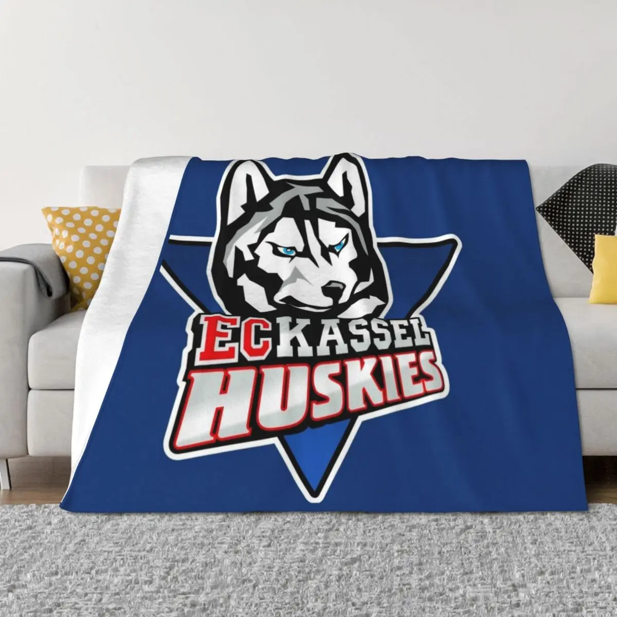 

Kassel Huskies Throw Blanket Moving Heavy Multi-Purpose For Decorative Sofa Blankets