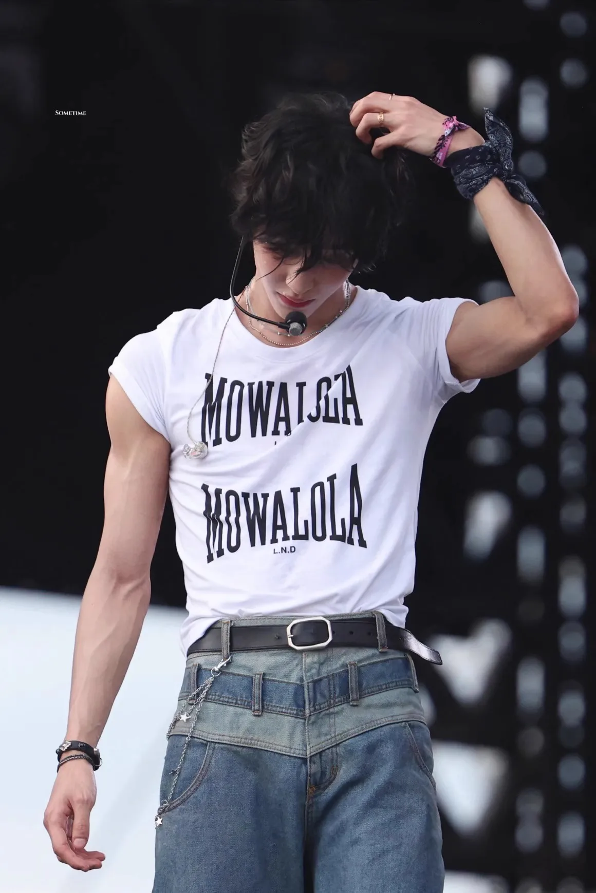 

2025 Mowalola Double Sweat Short slim fit short sleeves T-shirt TX1451