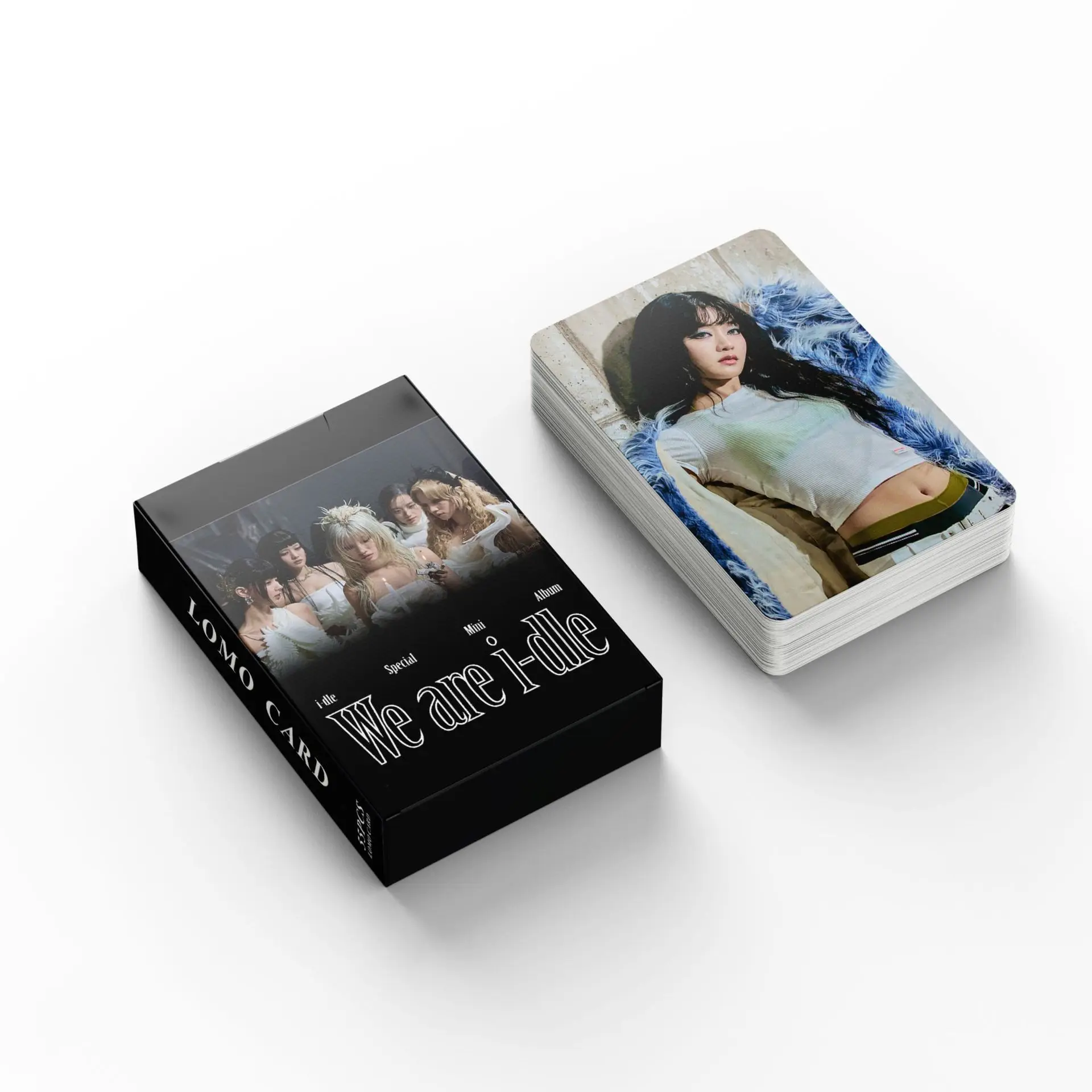 55 قطعة/المجموعة/مجموعة Kpop (G)I-DLE We Are Lomo بطاقة جديدة Ablum Shuhua Soojin Miyeon Yuqi HD صور طباعة صور بطاقات بريدية هدايا بطاقات الصور #2