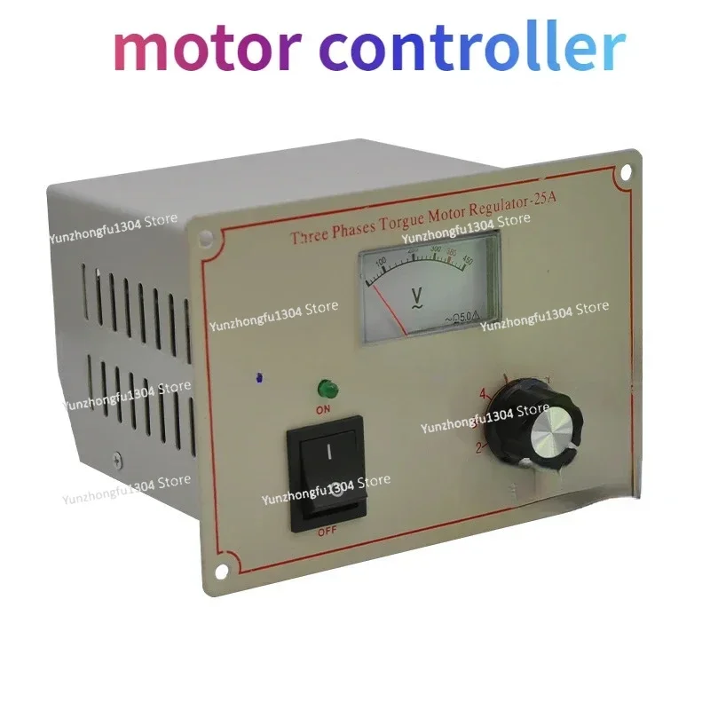 suitable-for-torque-motor-controller-25a-with-meter-three-phase-motor-governor-380v-meter-winding-machine-switch