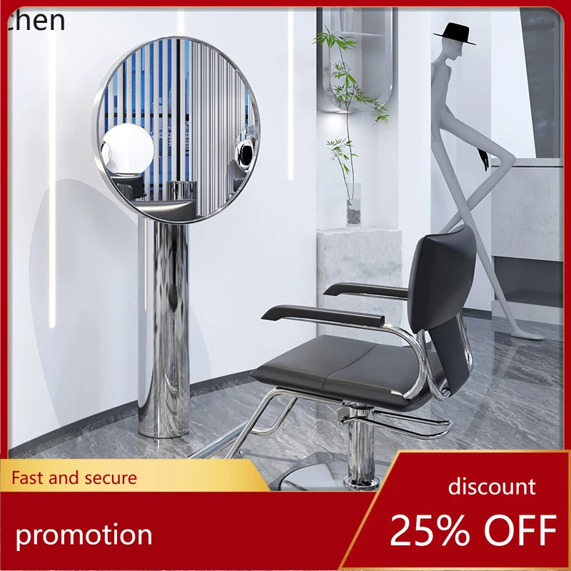 

HT barber shop mirror hair salon special box floor perm and dye hair cut mirror hair salon desk