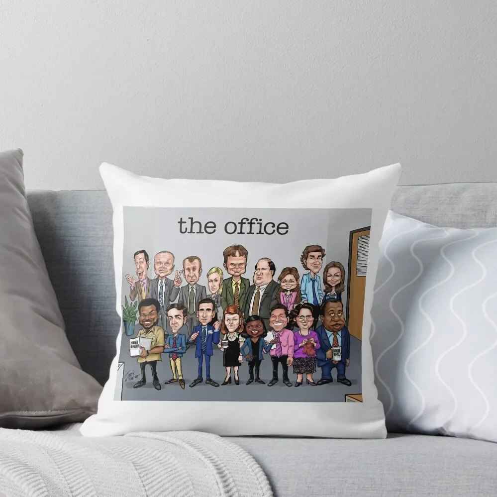 The Cast of the TV series “The Office” Throw Pillow Sofa Cushions Cover Embroidered Cushion Cover Cushion Cover Pillow