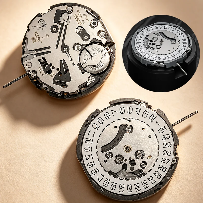 VK63A Movement Compatible With VK61A VK63 VK67A Models Movement Chronograph Quartz Movement Watch Mechanism Accessory