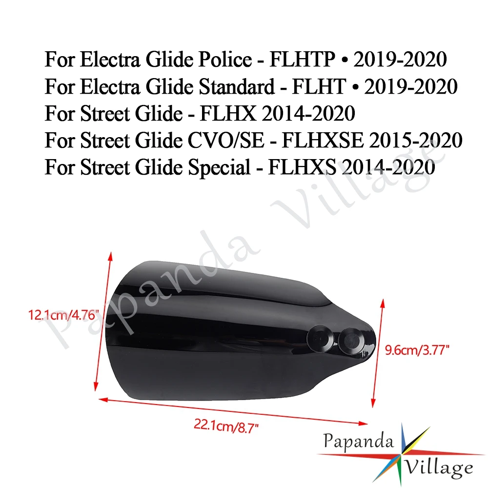 Osłony dłoni motocykla dla Electra przemieszczanie się po ulicy FLHTP FLHT FLHX CVO/SE FLHXSE FLHXS 2014-2020 osłony dłoni przedniej szyby tarcza