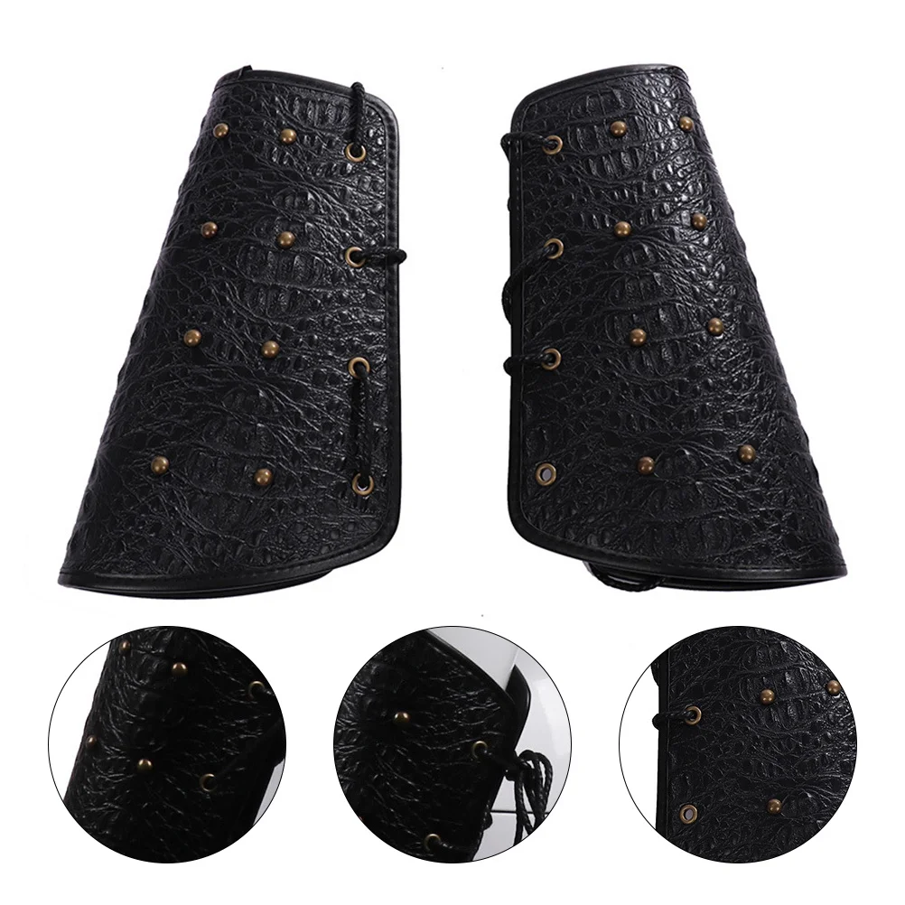 

2 шт., нарукавники в стиле стимпанк, регулируемые для косплея, костюм для вечеринки, ролевые игры, средневековые наручи на запястье