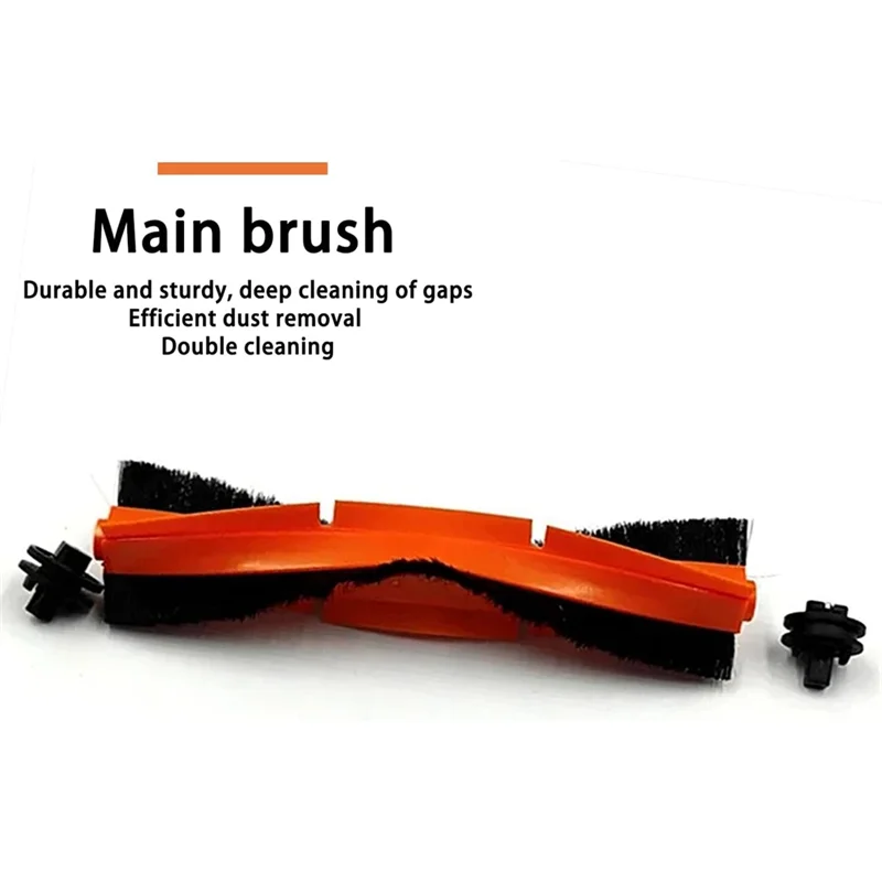 A94E - Części zamienne do robota sprzątającego Xiaomi S20 Plus S20+ B108GL: szczotka główna, szczotki boczne, filtr HEPA, nakładki mopujące, akcesoria