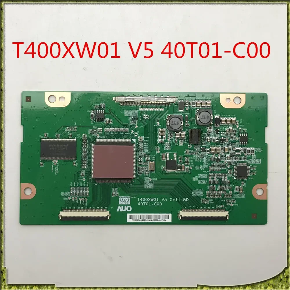 

Плата T400XW01 V5 Crtl BD 40T01-C00 T-con, карта дисплея для ТВ LA40A350C1 LCD-40CA620 LA40A350C1 L40S9 T400XW01. .. Логическая плата