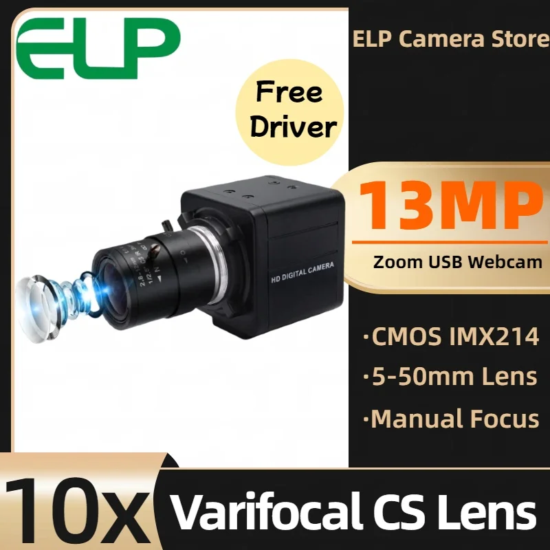 Elp 13MP Ultra Hd 1…