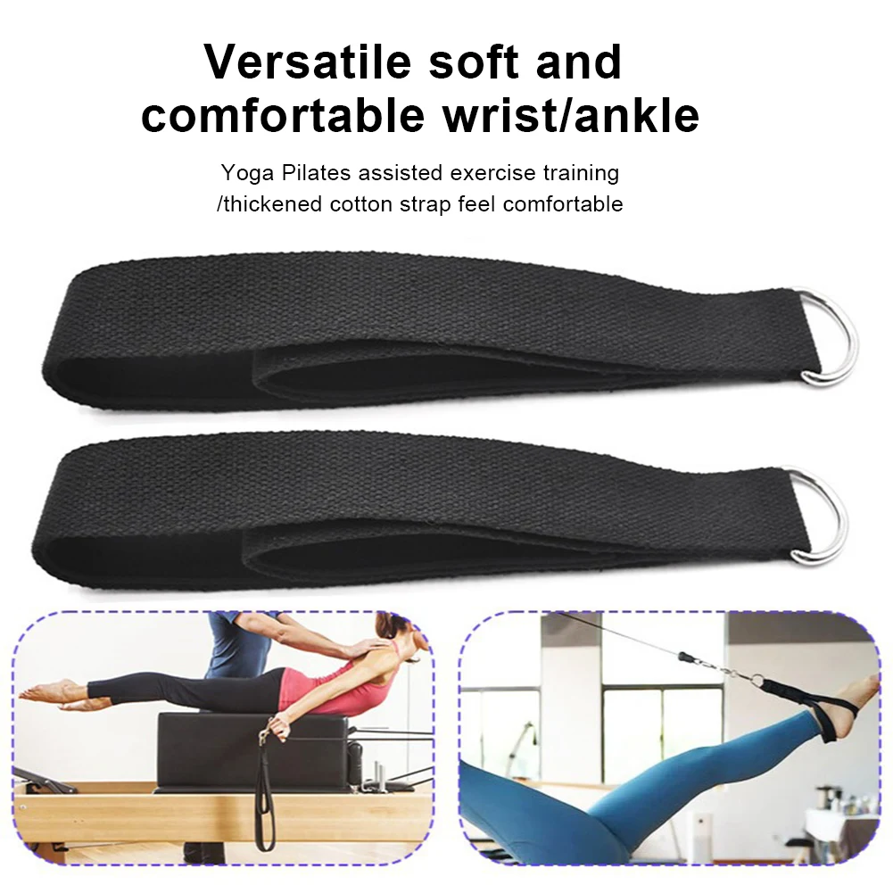 

2 шт. ремни для пилатеса, ремни с двойной петлей для пилатеса, D-образное кольцо, ремни для упражнений, ремень для йоги