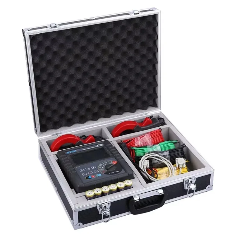 ETCR3200 2000 مجموعات تخزين البيانات جهاز اختبار الأرض الرقمي المزدوج المشبك الحقيقي مع بطارية ليثيوم
