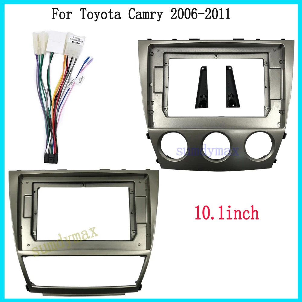 

10.1inch 2Din car radio Frame for Toyota Camry solara 2006-2009 Android Radio Dashboard Kit Face Plate Fascia Frame