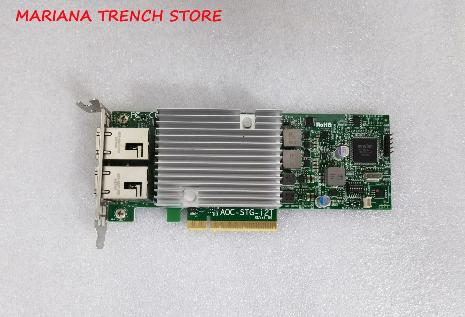 AOC-STG-i2T for Supermicro Network Card Standard LP 2x 10GbE RJ45 PCI-Ex8 X540