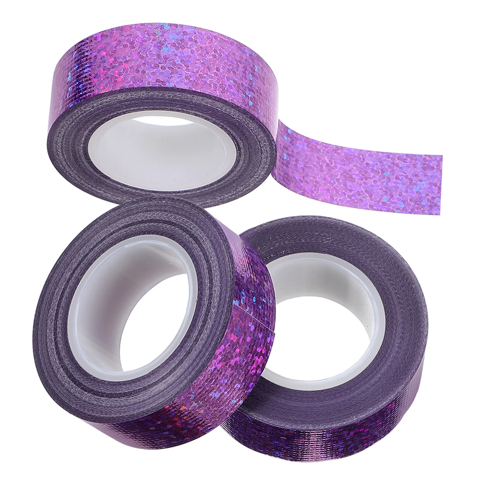 3 Rolls Cloth Tape for Decor Colored Duct Colorful Glitter Stickers Carpet Heavy Duty Rug