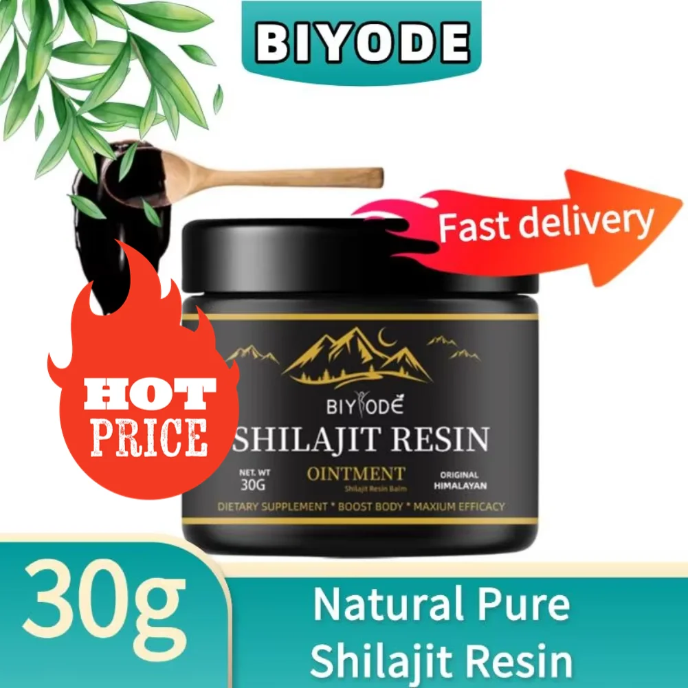 

Натуральная чистая смола Shilajit Чистая гималайская смола Shilajit 30 г, лабораторная полностьюvic Acid Tested 85+ Trace Minerals Крем для ухода за телом