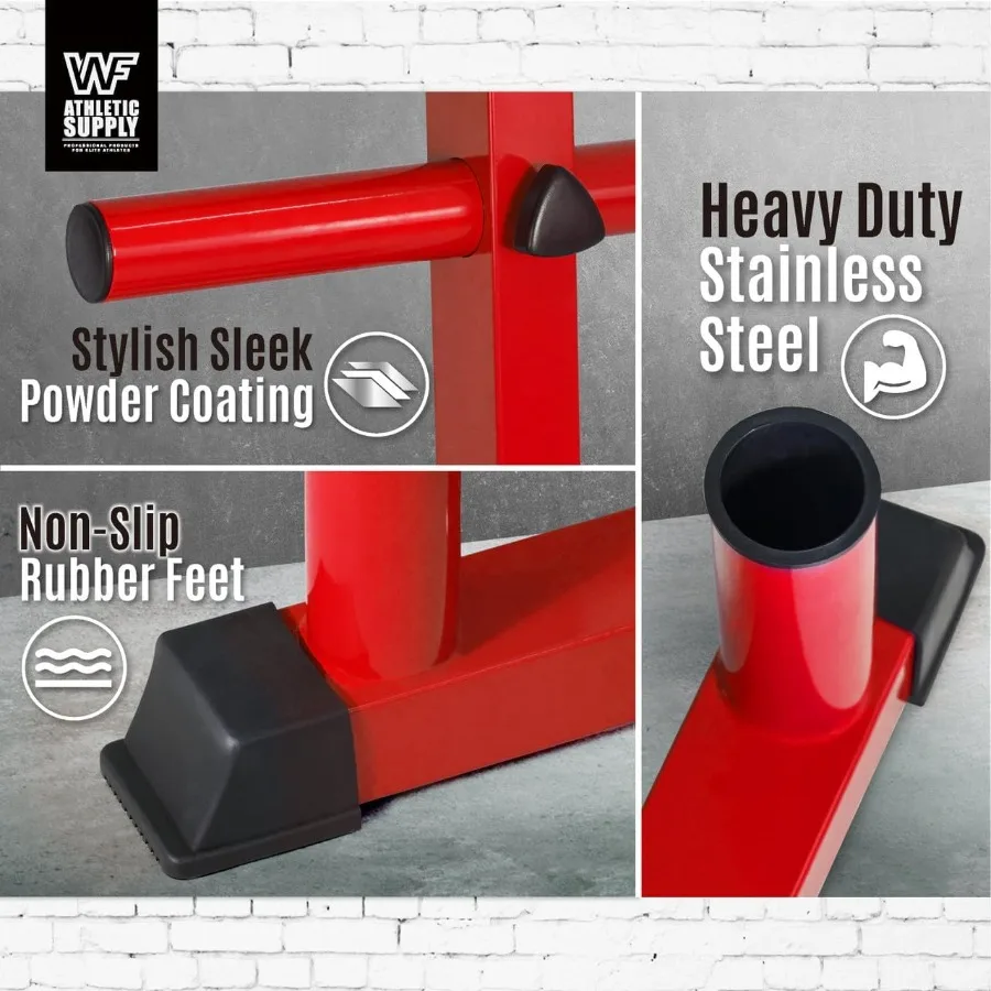 رف لوحة الوزن لتخزين أطباق المصد مع حاملات الحديد وأوتاد الألواح شجرة الوزن شديدة التحمل لصالة الألعاب الرياضية المنزلية مقاس 2 بوصة