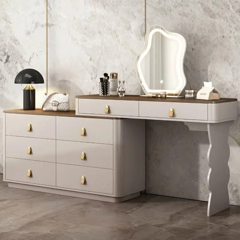 Modern design wooden dressing table, hotel room dressing table
