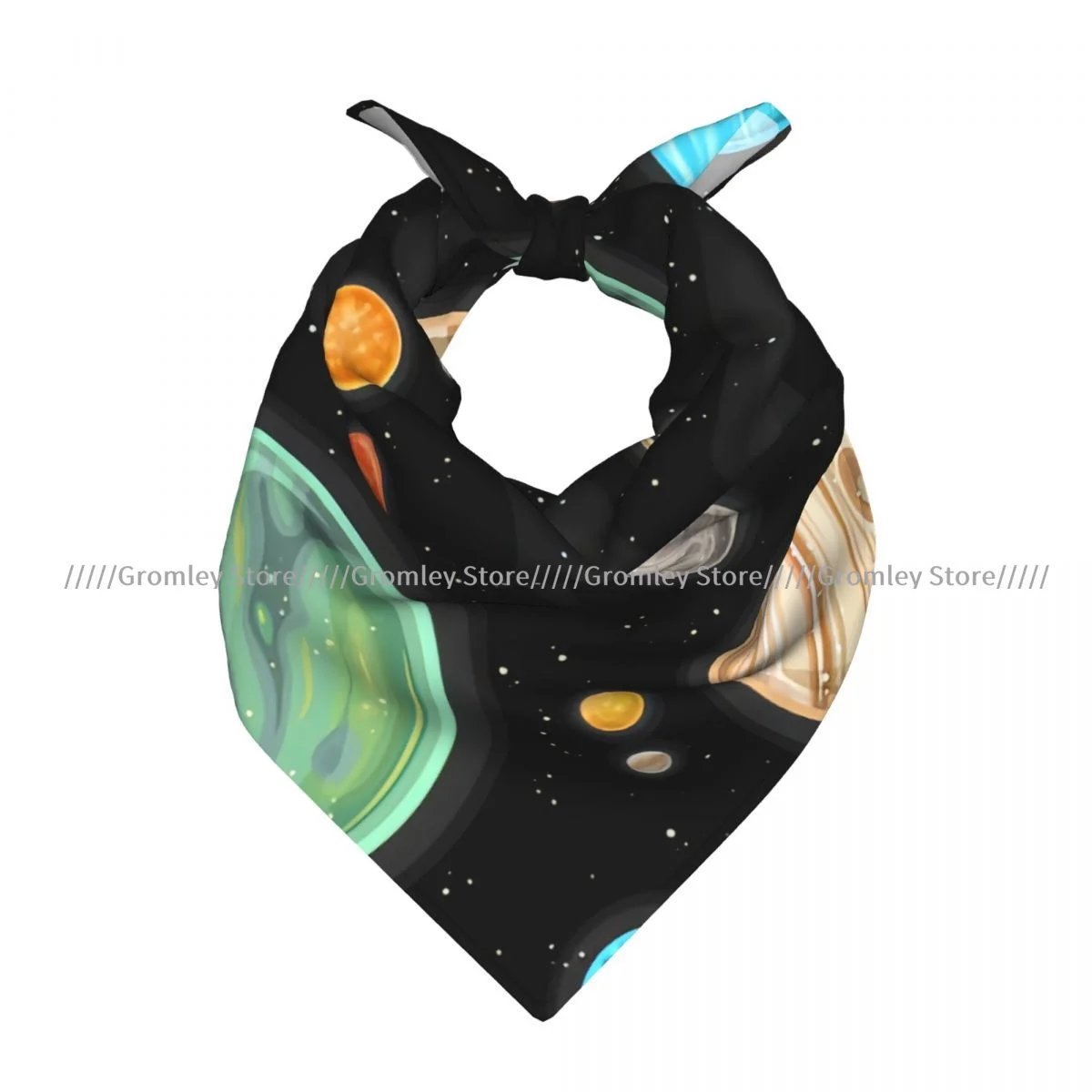 

Space Planets And Stars Square Towel Multifunctional Neck Scarf Hair Bandana