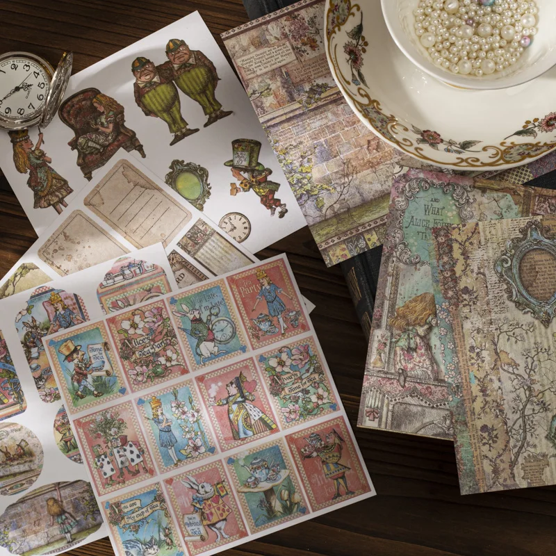 Рисунок 4 - декоративные наклейки в стиле ретро