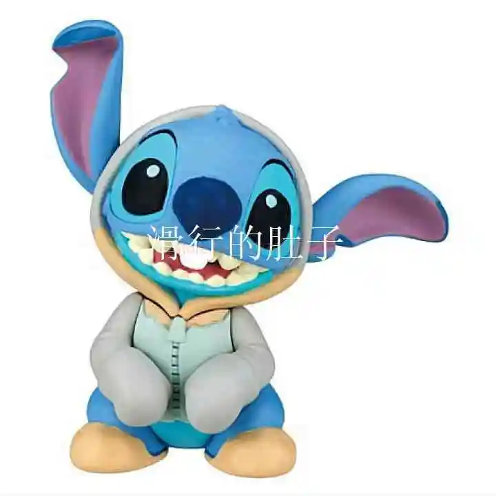 TOMY Gashapon Disney Stitch Cute Dress Up Show Toys For Kids Gift Collectible Model Ornaments Birthday Gift