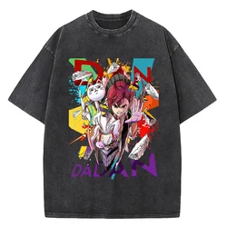 Dandadan Okarun T-shirt Men Japanese Anime T Shirt Cartoon High Quality Cotton Tshirt Aesthetic Fashion Tee Male