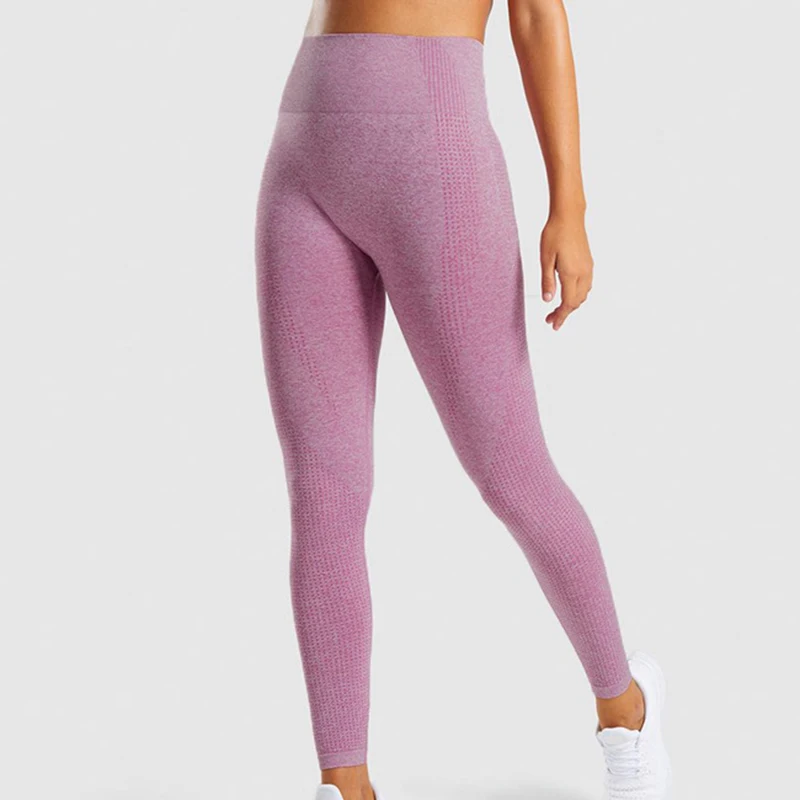 Leggings de ioga para as mulheres, calças esportivas, cintura alta, sem costura, elástico, para correr, ginásio, fitness, para meninas