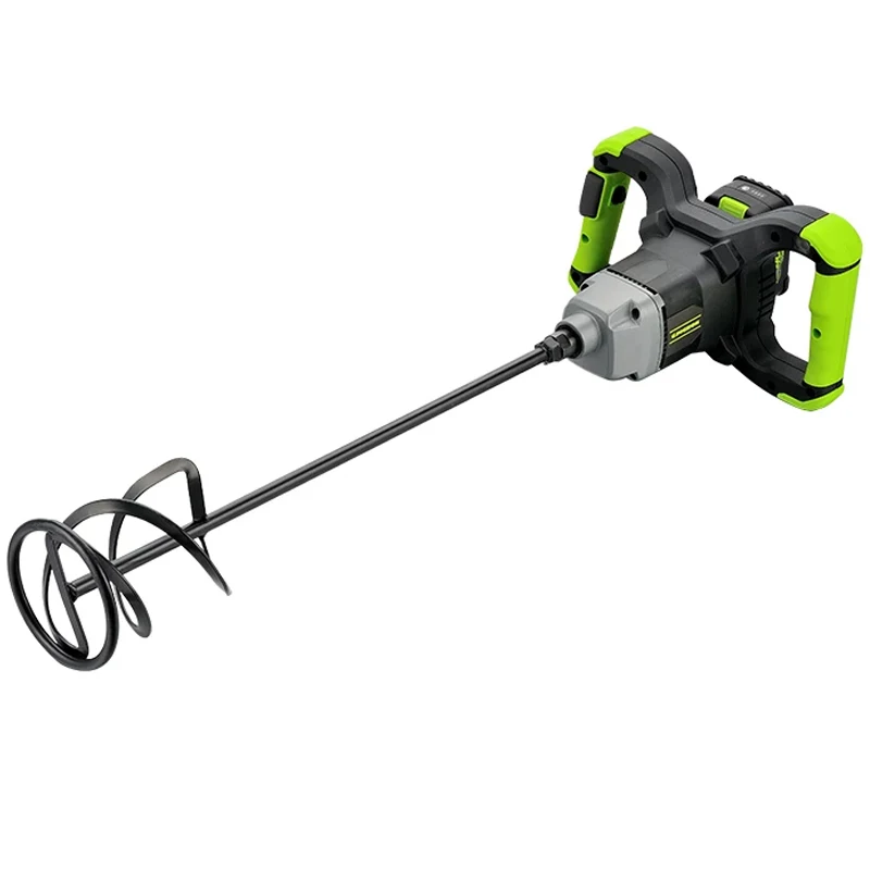 

Lithium-ion Mixer Drill with Extension Pole, M14 Threaded Connection, for Mixing Putty, Cement, and Paint, with LED Light