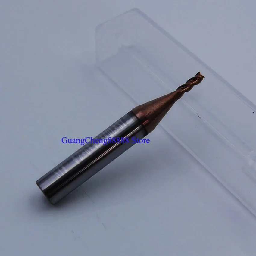 5 Stück A5/A7/A9/SEC-E9/E9z/Alpha/Beta Schaftfräser aus Hartmetall 2,0 mm x 6,0 mm x 40 l Gute Qualität