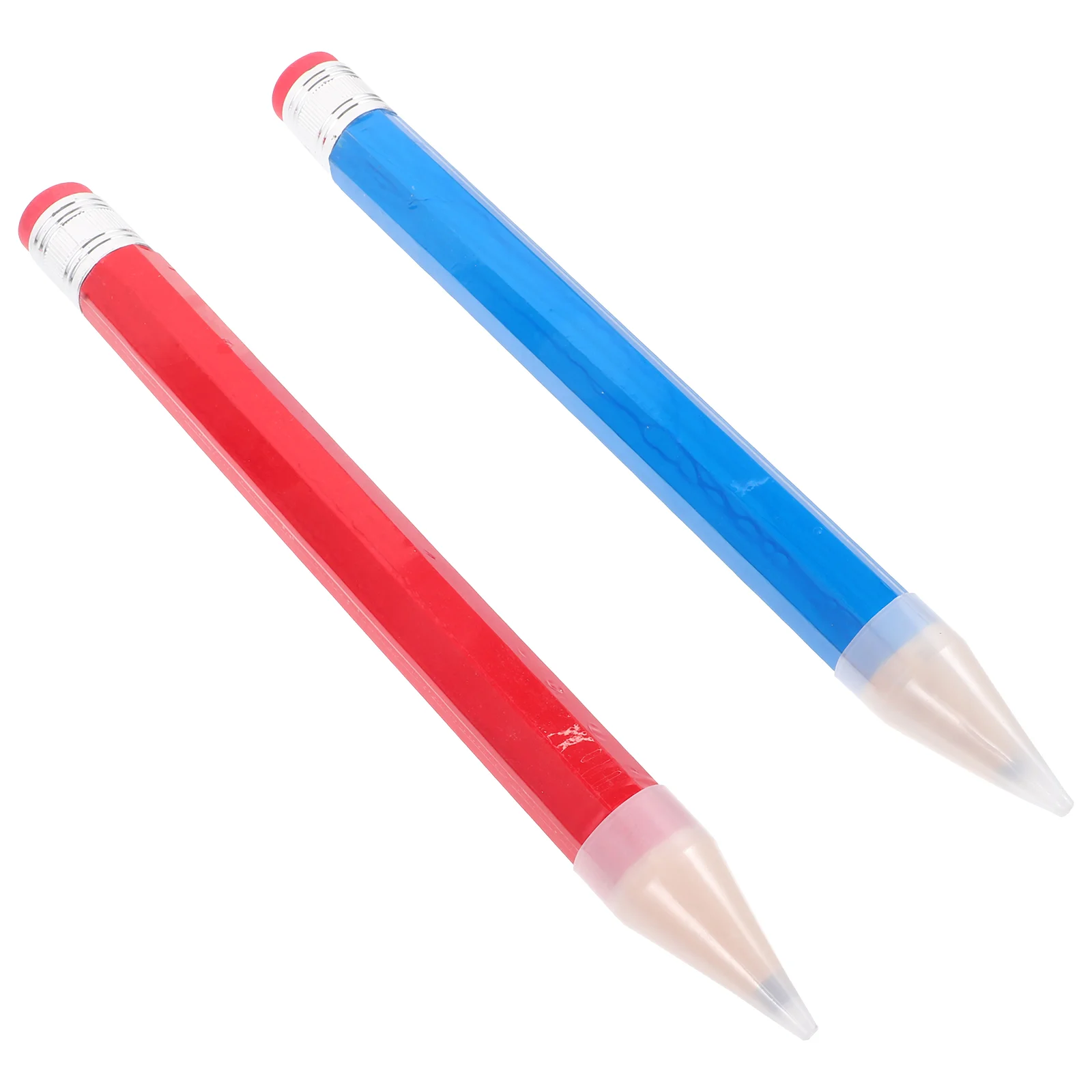 

2 Pcs Large Wooden Pencil Beginner Pencils for Preschoolers Giant Big Extra Bulk