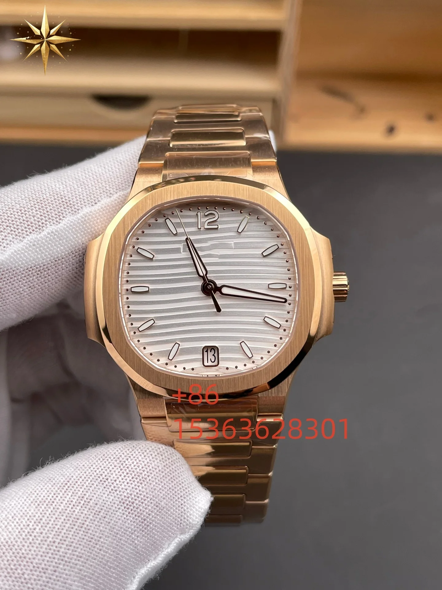 Luxury Watch Gold - Orologio Personalizzato di Ultima Generazione, Nuova