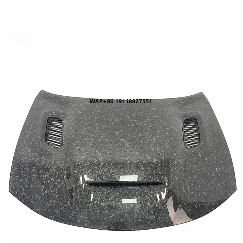 

Forged Carbon Fiber Redeye Style Front Hood Bonnet with Vents for 2015-21 Dodge Charger SRT Hellcat