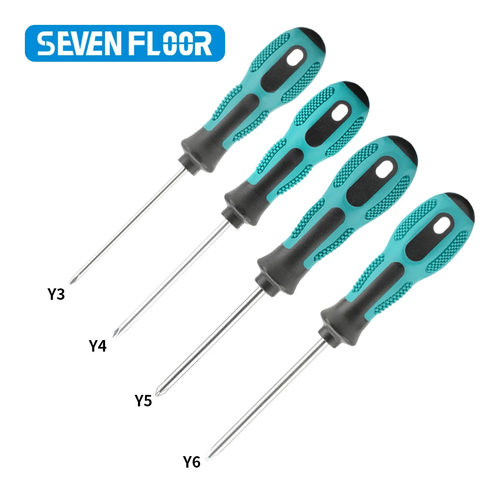 Forte magnético Y-Shaped chave de fenda Set, Tri-Wing chave de fenda, Y3, Y4, Y5, Y6, móveis, brinquedo, reparação, ferramentas manuais, antiderrapante