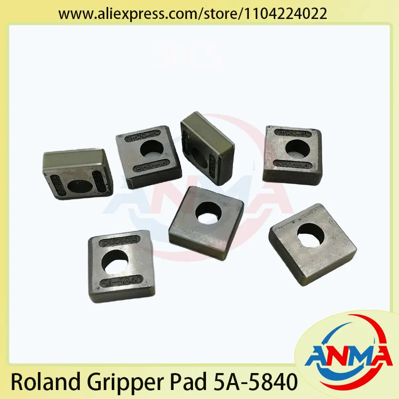 

10 шт., 17X16,5X6 мм, захватная накладка 5A-5840, захват для запасных частей для офсетной печатной машины Man Roland