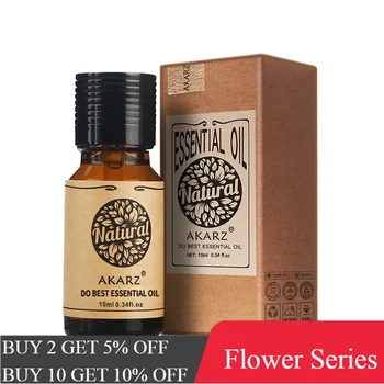 AKARZ Professional Plants Flower Series Top Sale Essential Oils Aromatic for Aromatherapy…