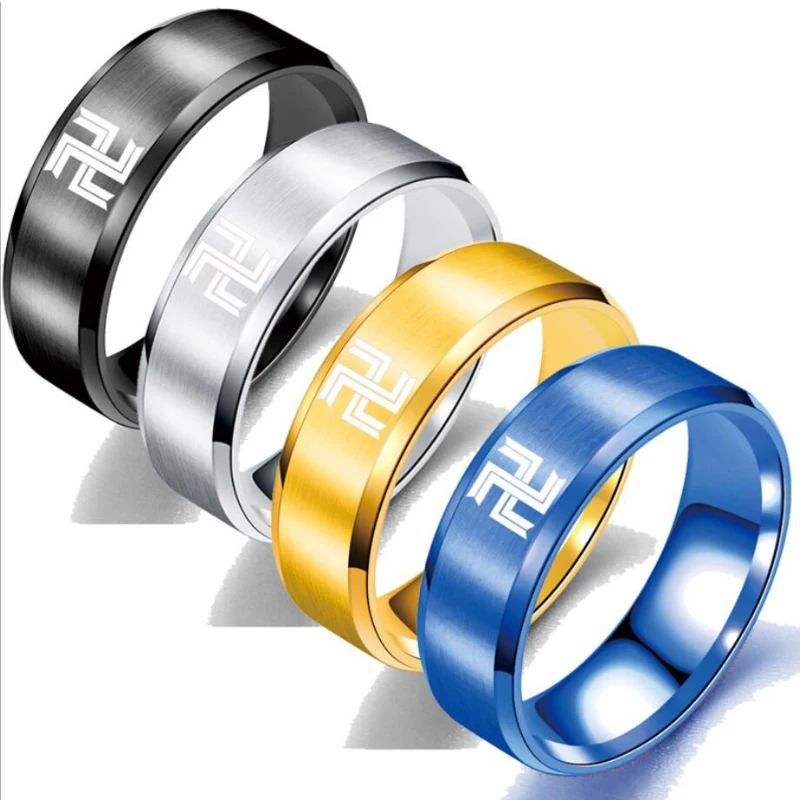 Hot Sale Anime Tokyo Revengers Ring Sano Manjiro Ryuguji Ken Baji Keisuke Draken ring Manji Gang Cosplay Steel Rings Jewelry