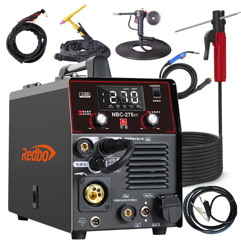 

Portable Multifunctional Welding Equipment LED Galess Gas Mig Tig Stick Cut Aluminium Welding Machines 6 in 1 Mig Welders 220v