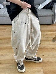 Korean Hip Hop Twill High Quality Cargo Pants For Men Clothing Japanese Harajuku Casual Baggy Pants Streetwear Harem Trousers