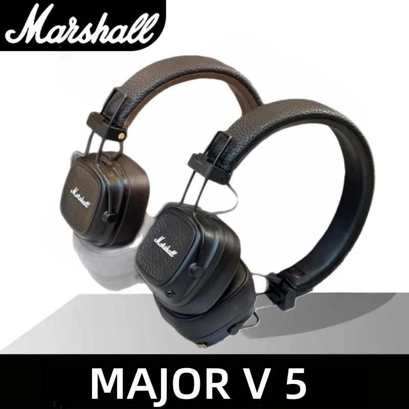 Marshall Major V 5 casque sans fil Bluetooth écouteurs classiques basses profondes pliable Pop Rock rétro musique Microphone casque